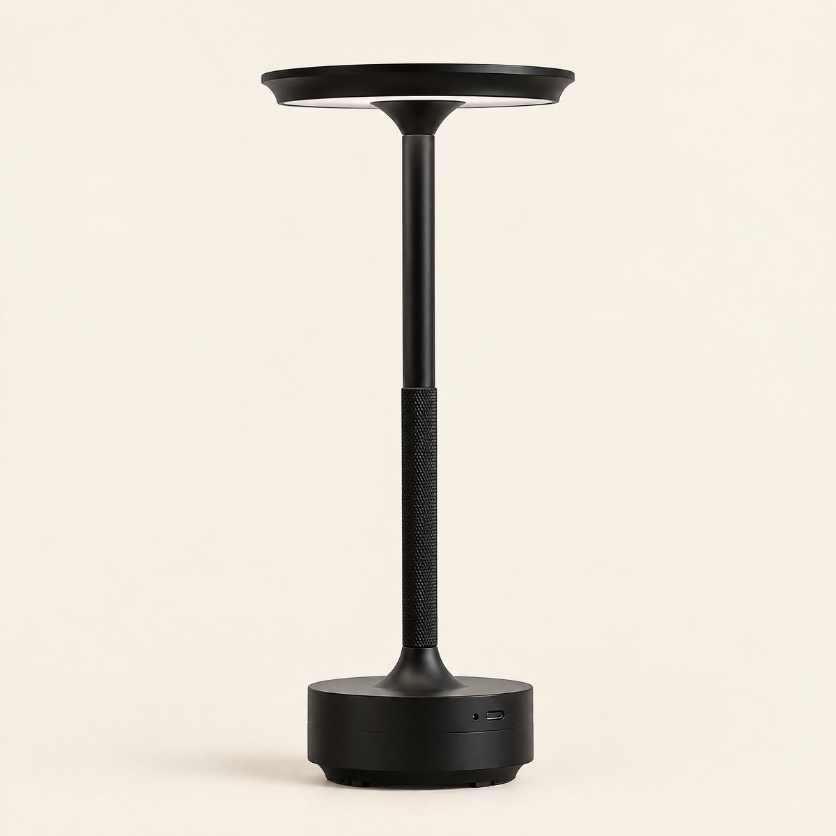 Rechargeable Bedside Lamp – Black
