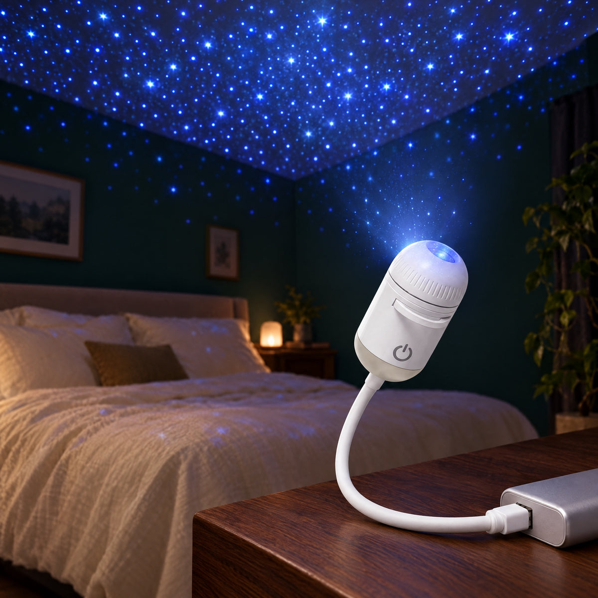 Star Projector Night Light – USB Starry Night Sky Projector