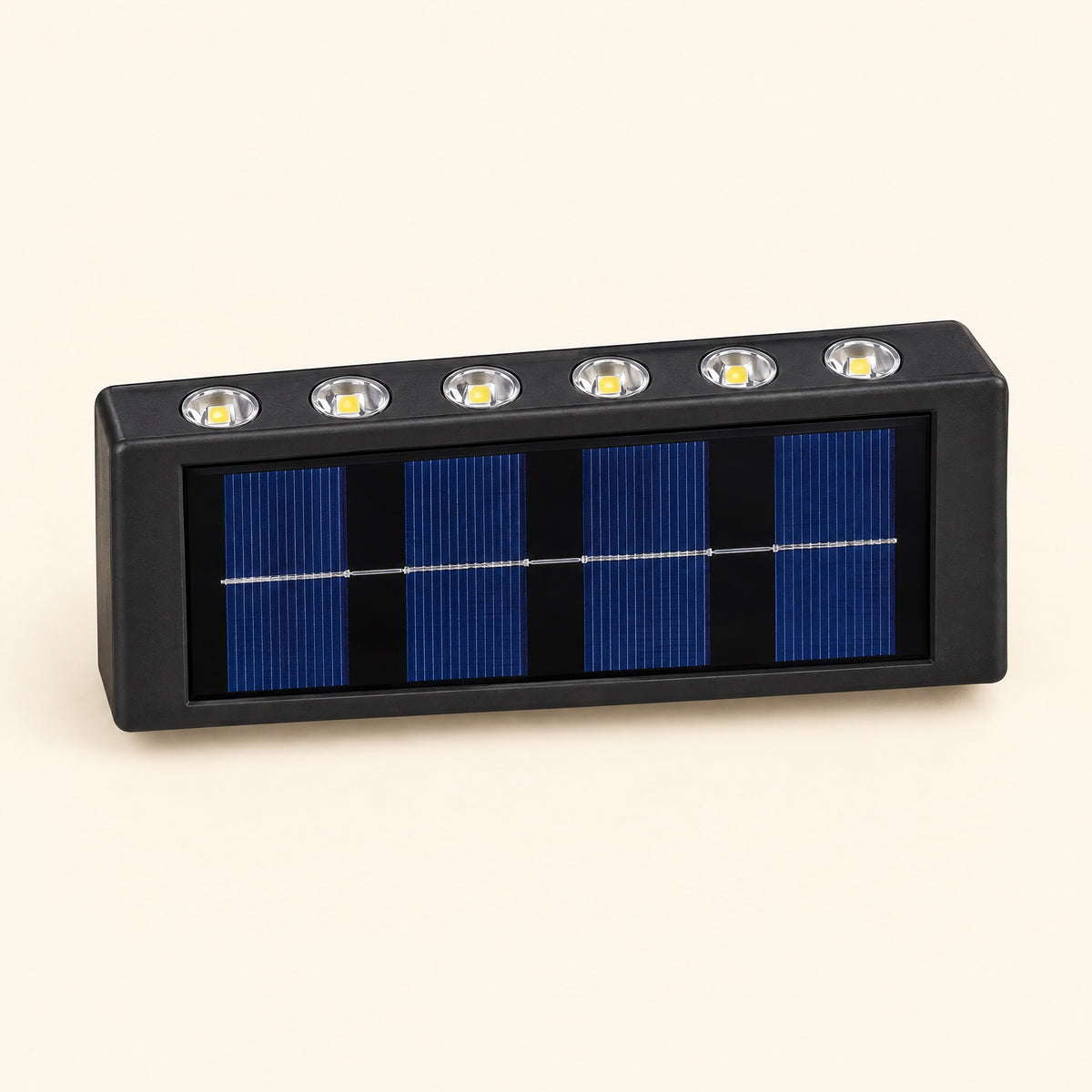 Solar Fence Lights 12 LED – outdoor solar wall light