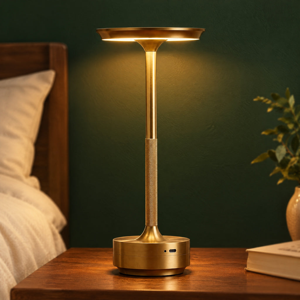 Rechargeable Bedside Lamp – Cordless Dimmable Touch Lamp