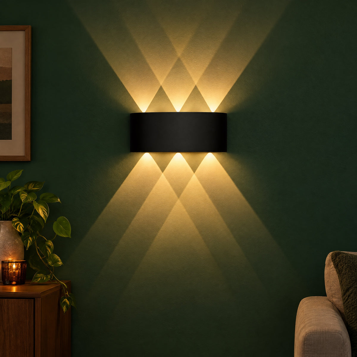 Up and Down Wall Light – LED Wall Lamp, Warm or Cool White