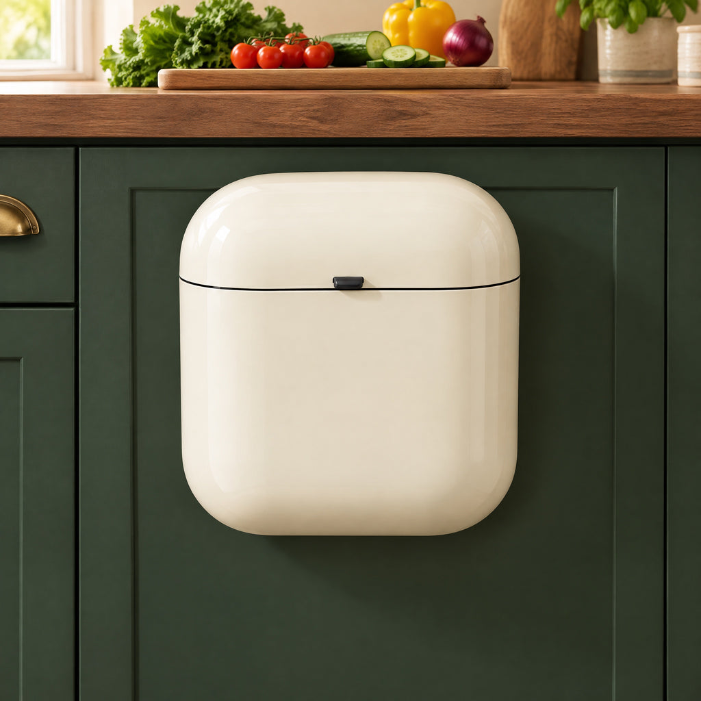 Food Waste Caddy – Wall Mounted or Cupboard Door Kitchen Bin