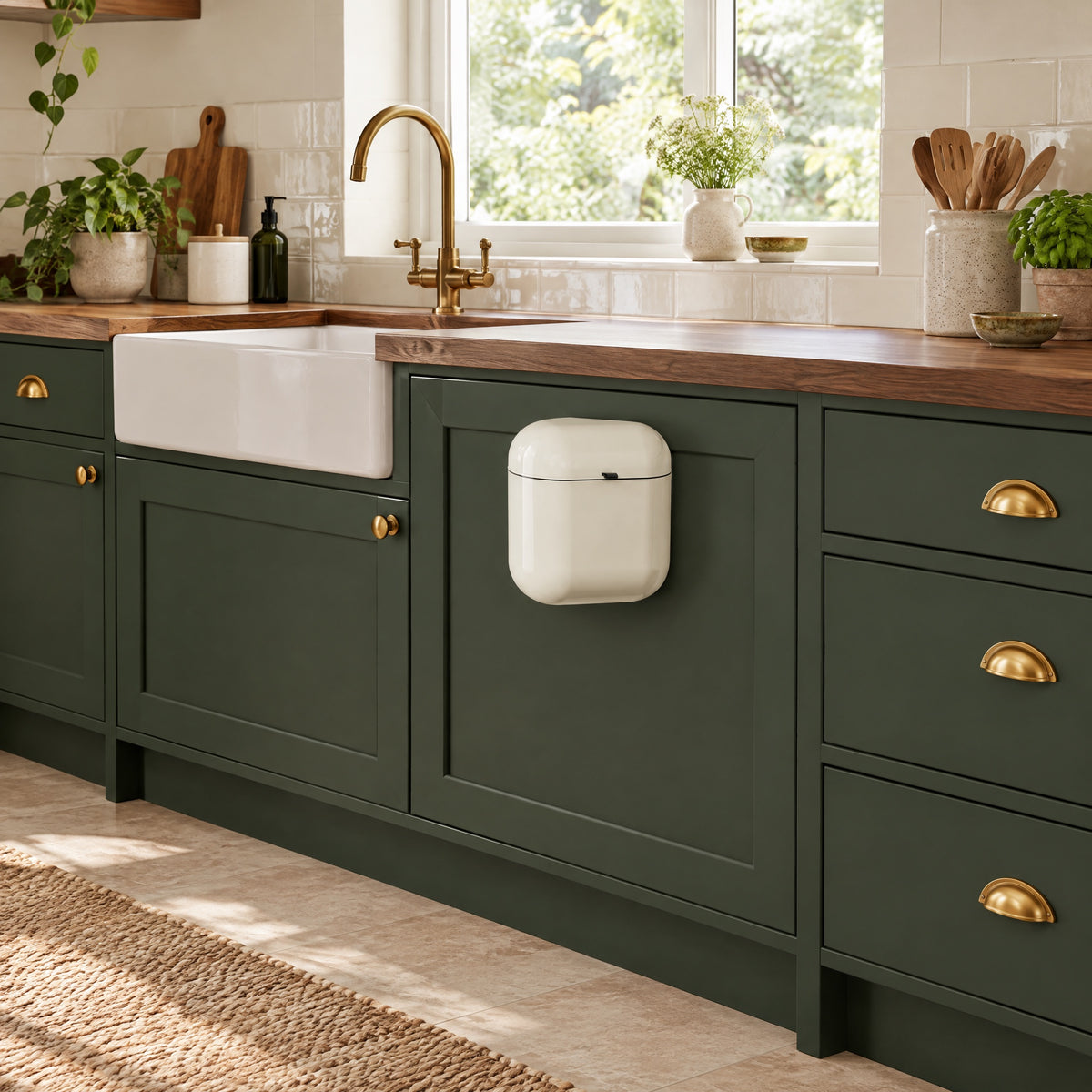Food Waste Caddy at home