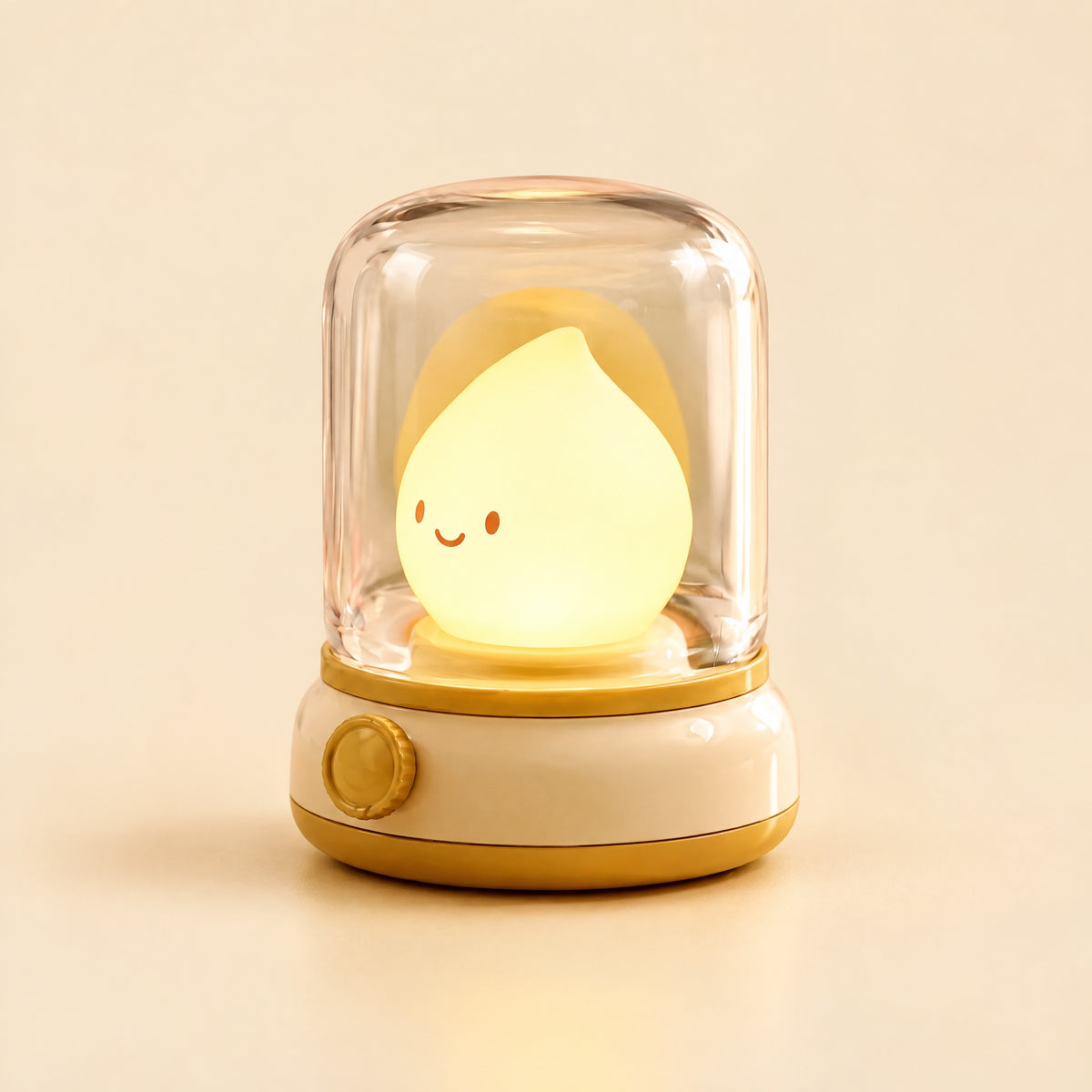 Flickering Flame Lantern Night Light – Yellow