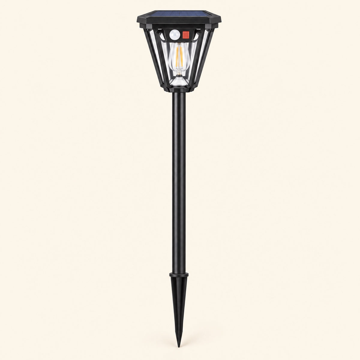 Outdoor Solar Security Light, wall or stake mount