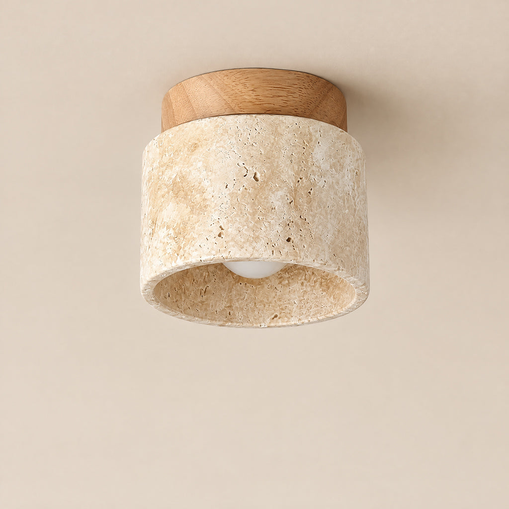 Wooden Ceiling Light – Log Wood