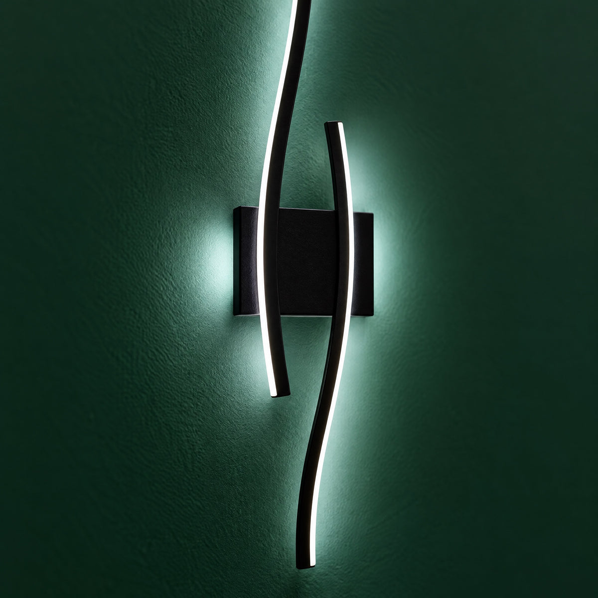 Black Wall Light close-up detail
