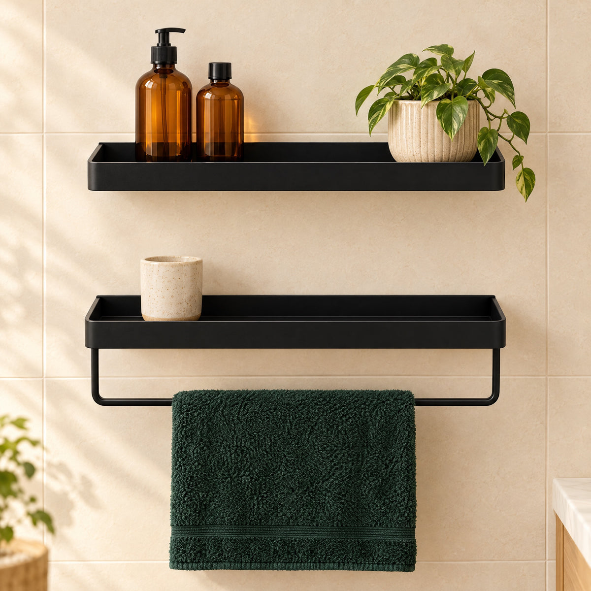 Bathroom Shelf – No Drill Shower Caddy