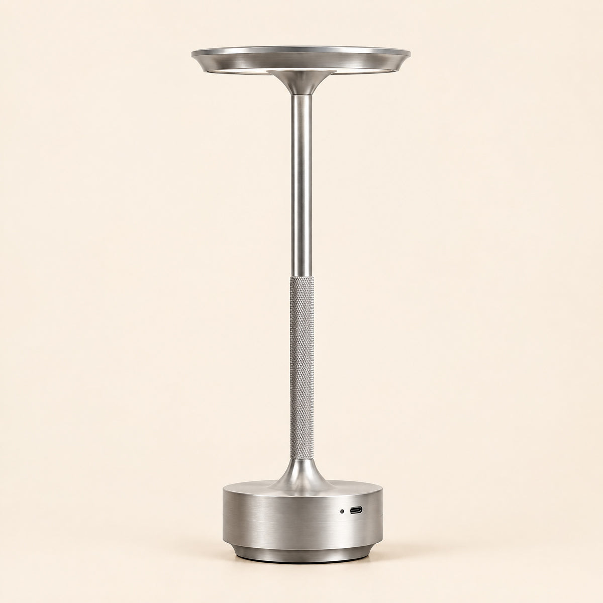 Rechargeable Bedside Lamp – Silver