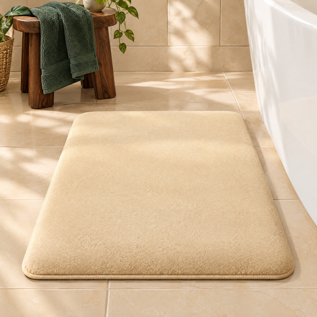Non Slip Bath Mat – Memory Foam Absorbent Bathroom Mat