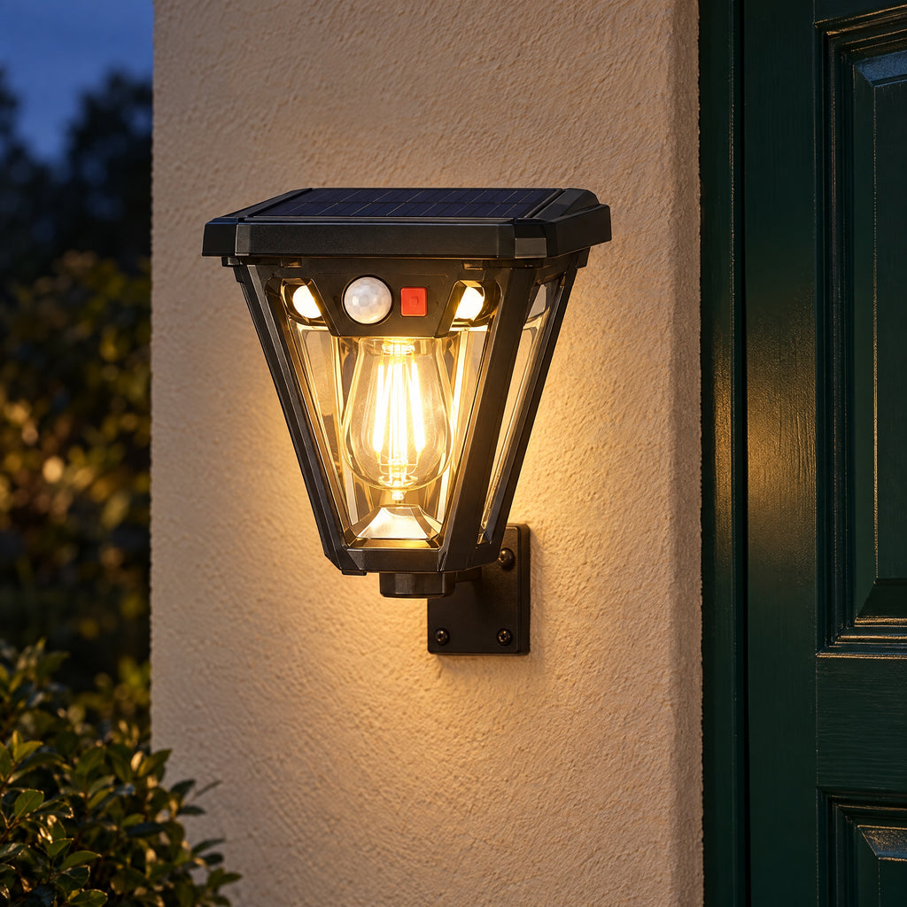 Solar Security Light with Motion Sensor wall mounted